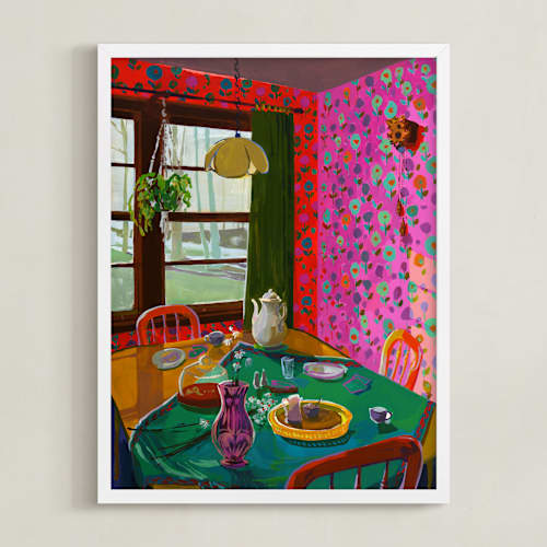 This is a sienna art with standard by Jess Franks called after tea