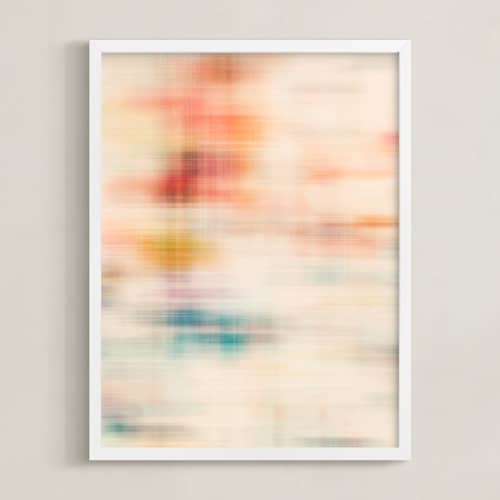 This is a spring plaid i art with standard by Karen Kardatzke called spring plaid