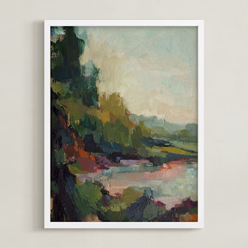 This is a lagoon art with standard by Wendy Keller called lagoon 1