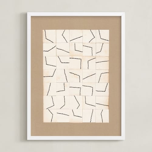 This is a antique linen art with standard by Alisa Galitsyna called irregular structure