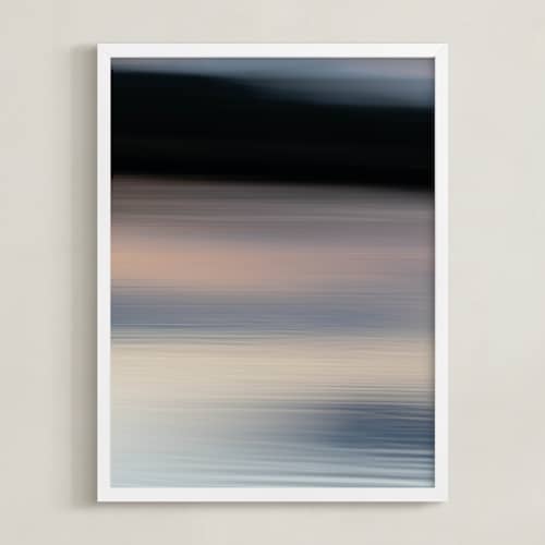 This is a shadow blue art with standard by Em Hale called flowing dusk