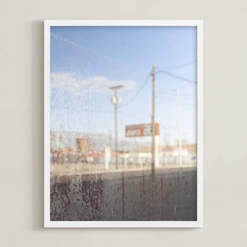 This is a southwest sky blue art with standard by Hannah E Palmer called retro