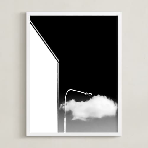 This is a black and white art with standard by Lisa Sundin called fyris 2