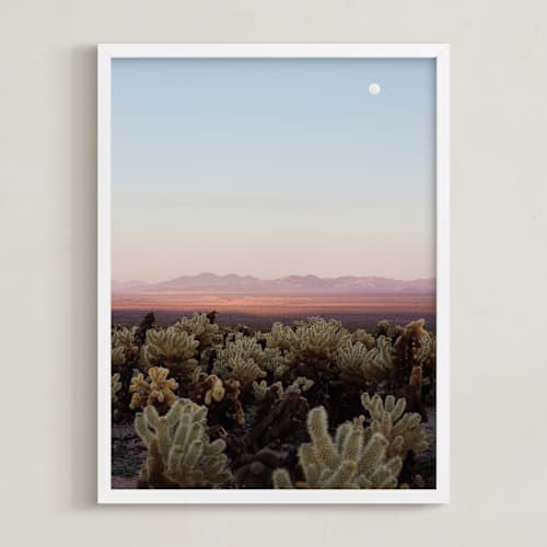 This is a desert art with standard by Jenna Gibson called joshua tree ii