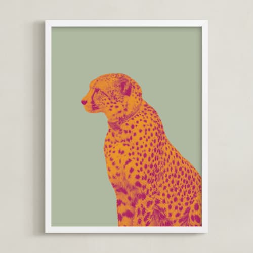 This is a sage art with standard by Zani van Zyl called the pink cat