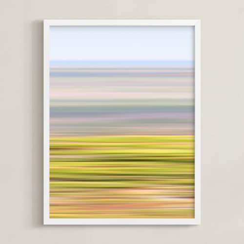 This is a pale greenish art with standard by Maria WhalesWay called speed landscape 5
