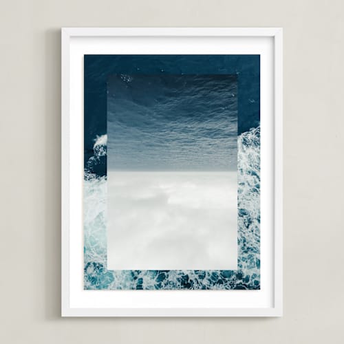 This is a marine art with standard by lulu and isabelle called waves 2