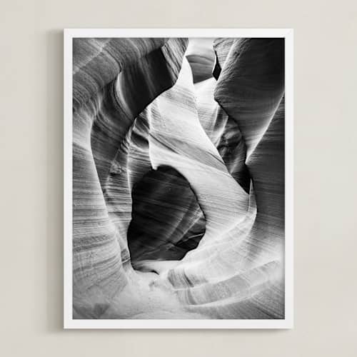 This is a ink art with standard by Kamala Nahas called canyon 1