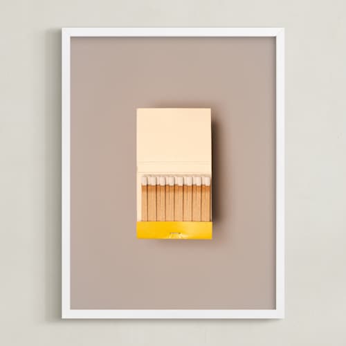 This is a color match yellow art with standard by Andrew McClintock called unstruck yellow
