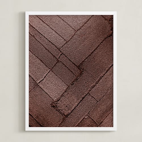This is a brick art with standard by Alaric Yanos called above the paddy
