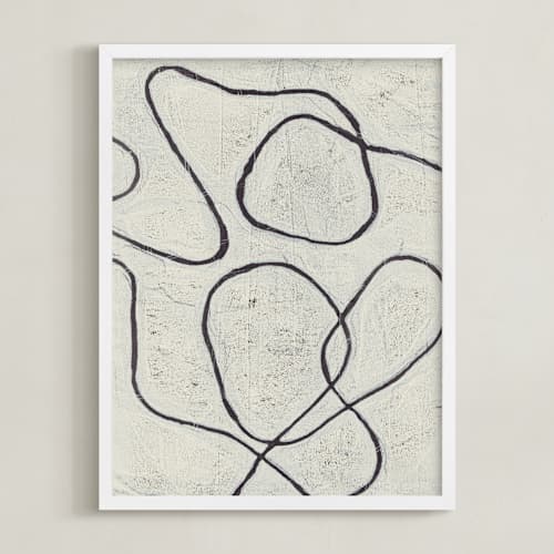 This is a weathered white art with standard by Alisa Galitsyna called black thread
