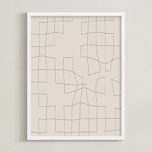 This is a chalk art with standard by Beth Vassalo called loose framework