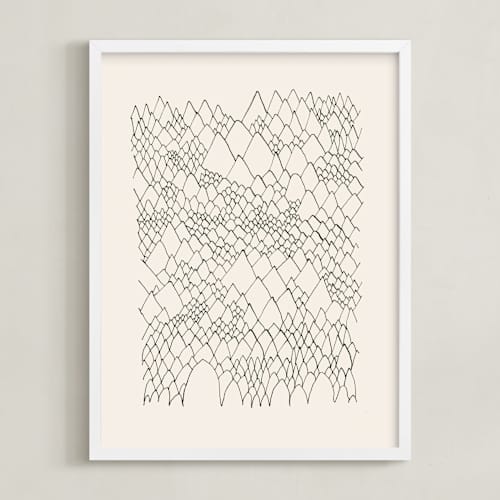 This is a ivory black art with standard by Catilustre called nature, you and me n.4 ii