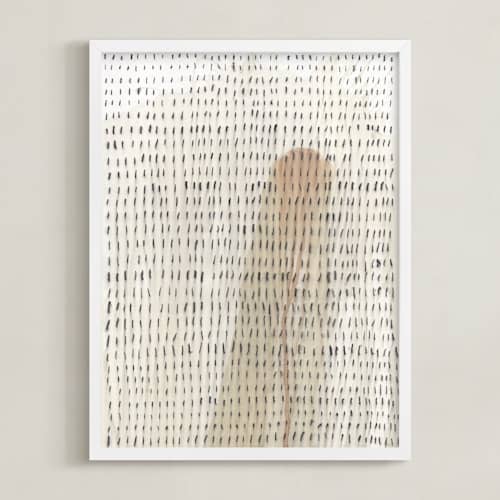 This is a muted walnut art with standard by Luci Power called rhythm disrupted