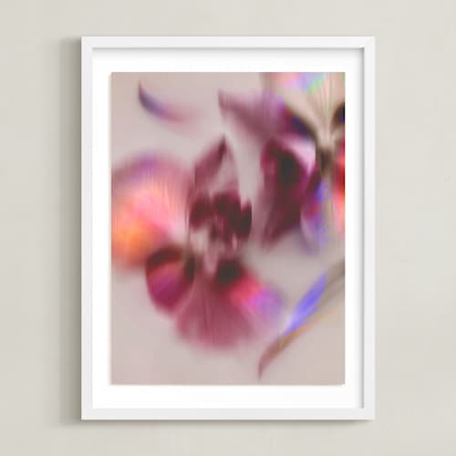 This is a mauve art with standard by Karen Kardatzke called pair of orchids
