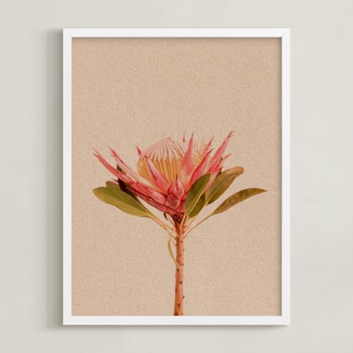This is a clay art with standard by Paola Benenati called protea collection 3