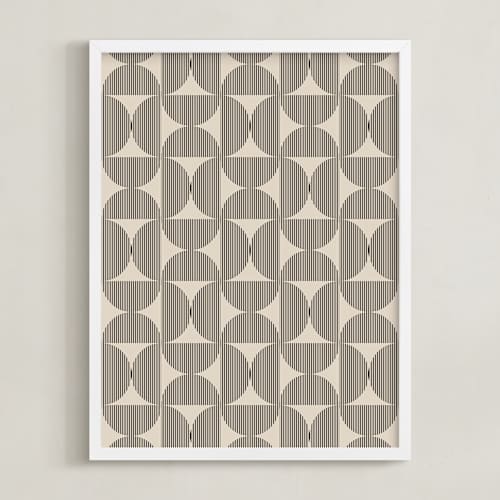 This is a graphite art with standard by Beth Vassalo called quiet geometry