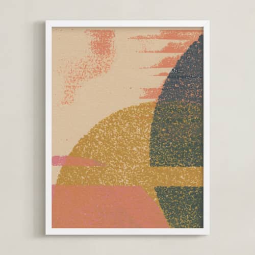 This is a sunset art with standard by Molly Lloyd called setting light ii