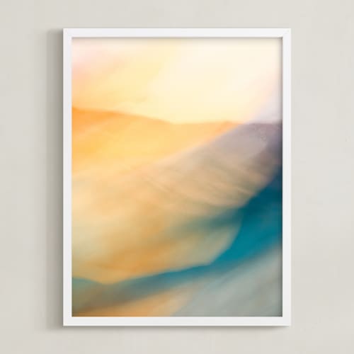 This is a golden rays art with standard by Helen Makadia called rays of gold 2