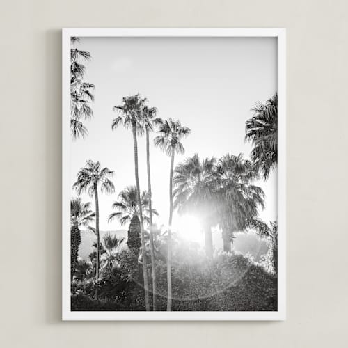 This is a flare art with standard by Jamie Lollback called sunflare palms