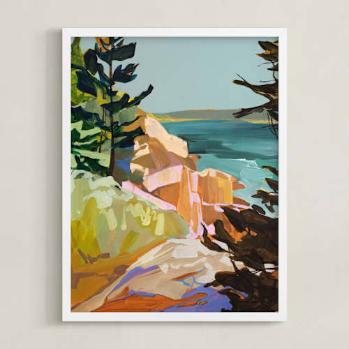 This is a ocean art with standard by Jess Franks called coast office i