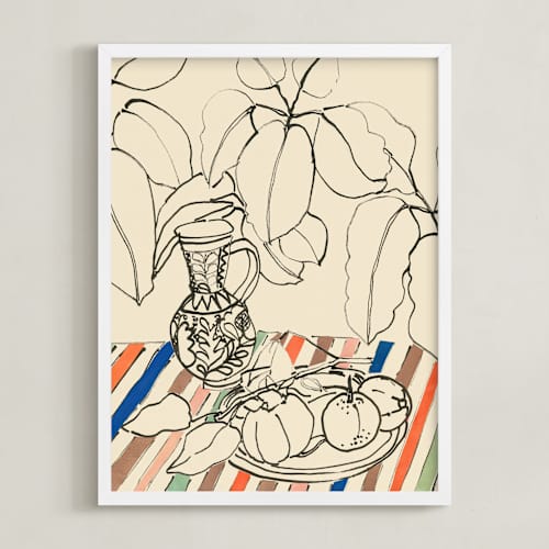 This is a paprika art with standard by Lise Gulassa called hungarian vase