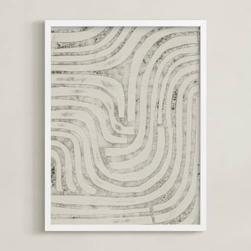 This is a fog grey art with standard by Alisa Galitsyna called maze
