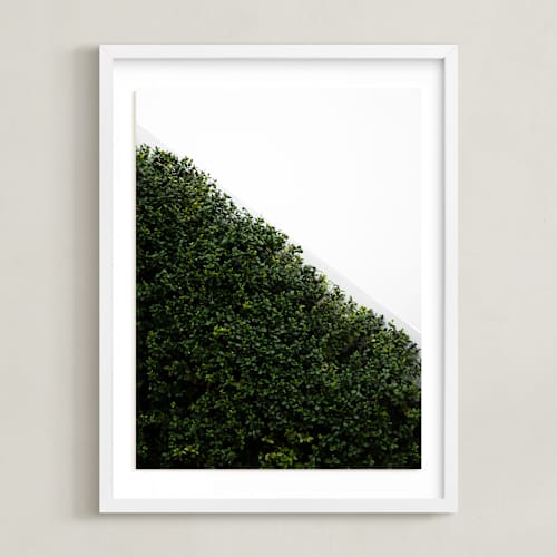 This is a leaf art with standard by Sara Hicks Malone called verdant garden i