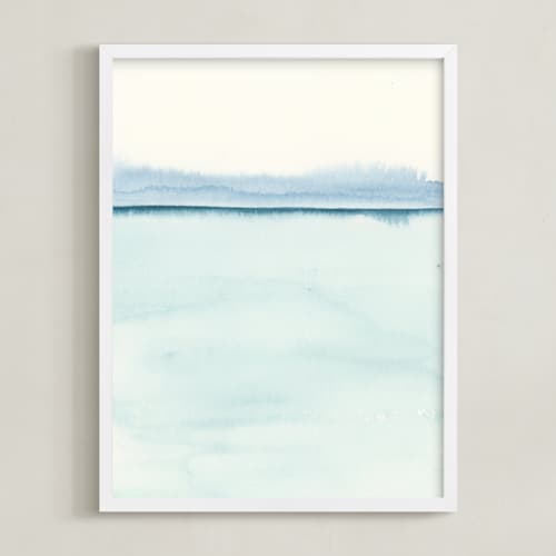 This is a powder blue art with standard by Emily Magone called playa two