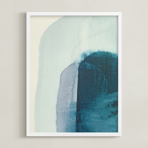 This is a agate blue art with standard by Nell Waters Bernegger called passage 2