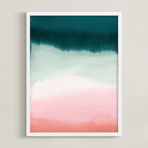 This is a pink sand art with standard by A Real Peach Studio called pink tide