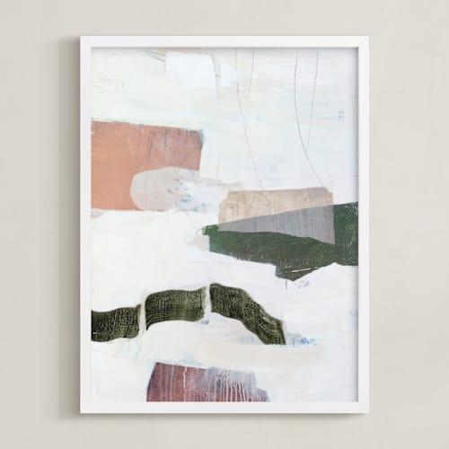 This is a desert sunset art with standard by Jennifer Daily called monuments 1