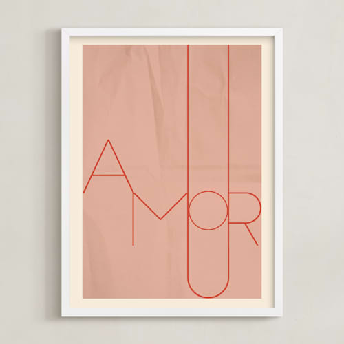 This is a blush art with standard by Morgan Kendall called amour
