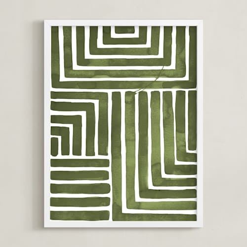 This is a moss art with standard by Kristine Sarley called hard & soft