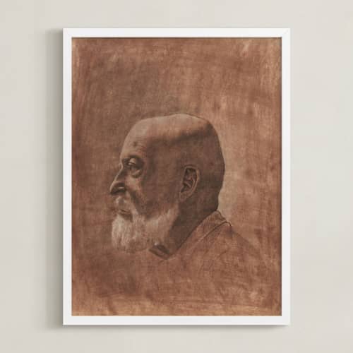 This is a dark coral art with standard by Colin Stuart called human one: anton