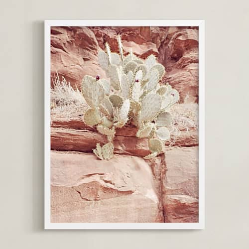 This is a ole pink art with standard by Tania Medeiros called flourishing rock