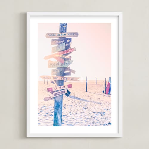 This is a himalayan pink salt kids wall art with standard by Rega called summer getaway