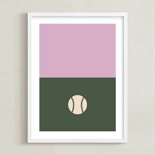 This is a olive kids wall art with standard by pacifica project called 3 season sport | baseball