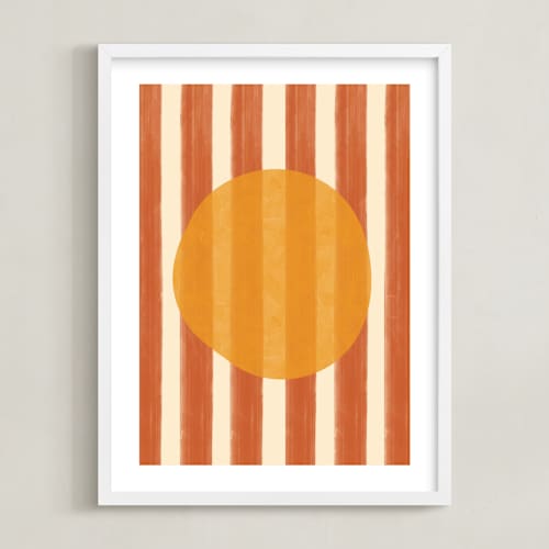 This is a sun kids wall art with standard by Inkblot Design called day and night 1