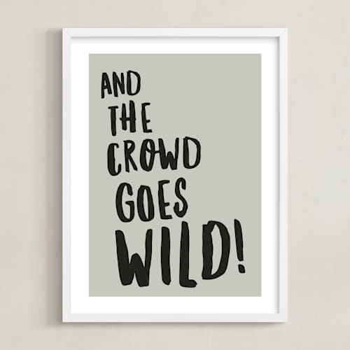 This is a rock steady kids wall art with standard by Keen Peachy called buzzer beater