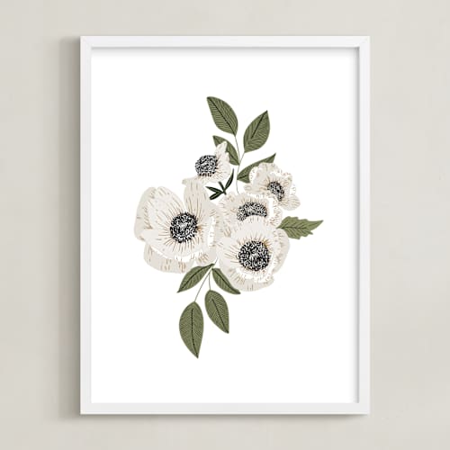This is a sage kids wall art with standard by Leah Bisch called sincerity