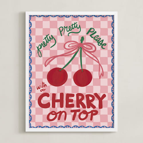 This is a cherry blossom kids wall art with standard by Jenna Holcomb called piccole gioie 4