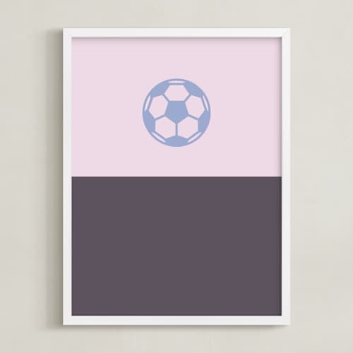 This is a orchid kids wall art with standard by pacifica project called 3 season sport | soccer