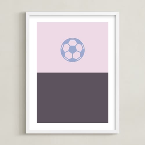 This is a orchid kids wall art with standard by pacifica project called 3 season sport | soccer