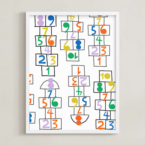 This is a multi kids wall art with standard by Ampersand Design Studio called fun & games ii
