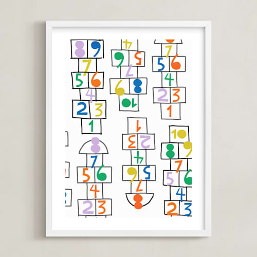 This is a multi kids wall art with standard by Ampersand Design Studio called fun & games ii