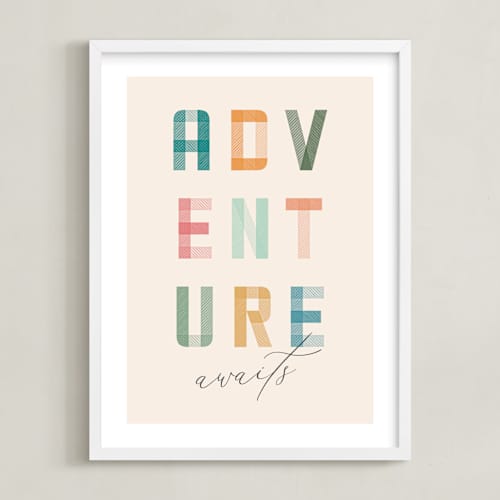 This is a paper art with standard by Brandy Folse called adventure lies ahead
