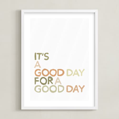 This is a safari art with standard by Inkblot Design called good day vibes