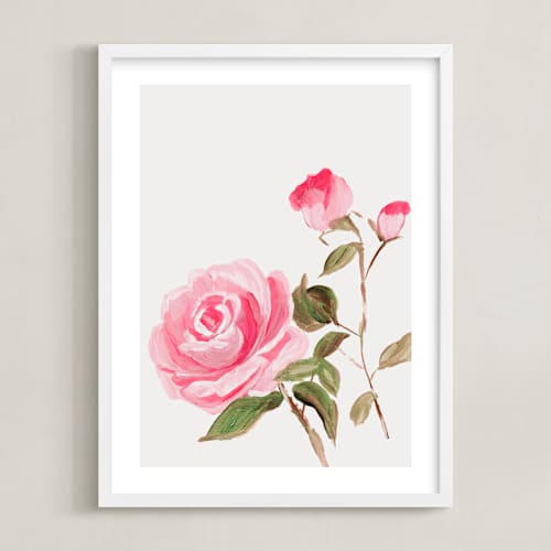 This is a floral art with standard by Arohika Verma called enchanted garden 1