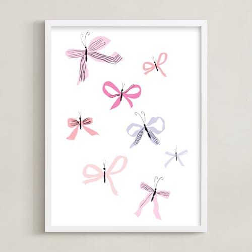 This is a lavender art with standard by Baumbirdy called butterfly bows